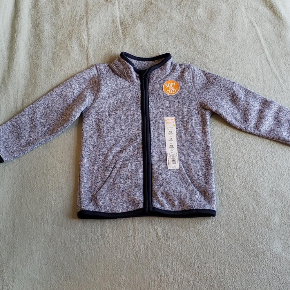 👌NWT Full zip sweater